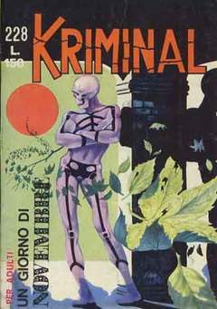 KRIMINAL 228-CORNO- nuvolosofumetti.