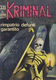 KRIMINAL 335-CORNO- nuvolosofumetti.