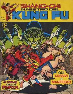 SHANG-CHI MAESTRO DEL KUNG-FU - I SERIE 1-CORNO- nuvolosofumetti.