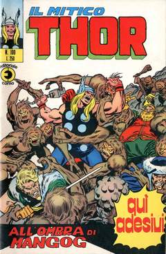 THOR il mitico Thor 100-CORNO- nuvolosofumetti.