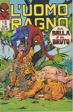 UOMO RAGNO PRIMA SERIE 105-CORNO- nuvolosofumetti.