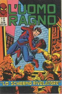 UOMO RAGNO PRIMA SERIE 107-CORNO- nuvolosofumetti.