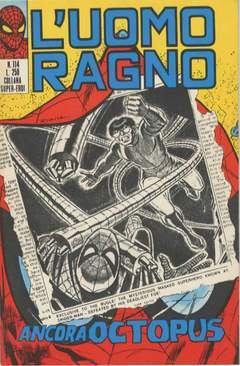 UOMO RAGNO PRIMA SERIE 114-CORNO- nuvolosofumetti.