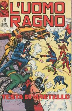 UOMO RAGNO PRIMA SERIE 115-CORNO- nuvolosofumetti.