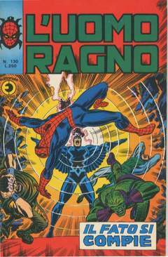 UOMO RAGNO PRIMA SERIE 130-CORNO- nuvolosofumetti.