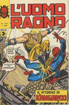UOMO RAGNO PRIMA SERIE 138-CORNO- nuvolosofumetti.