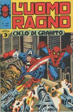 UOMO RAGNO PRIMA SERIE 142-CORNO- nuvolosofumetti.