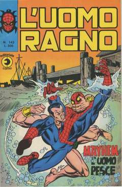 UOMO RAGNO PRIMA SERIE 143-CORNO- nuvolosofumetti.