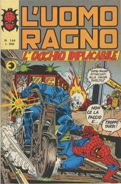 UOMO RAGNO PRIMA SERIE 144-CORNO- nuvolosofumetti.