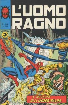 UOMO RAGNO PRIMA SERIE 146-CORNO- nuvolosofumetti.