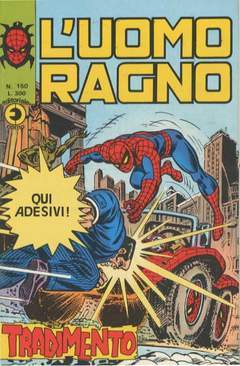 UOMO RAGNO PRIMA SERIE 150-CORNO- nuvolosofumetti.