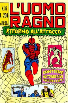 UOMO RAGNO PRIMA SERIE 16-CORNO- nuvolosofumetti.