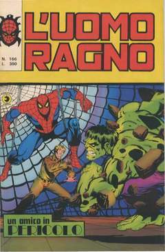 UOMO RAGNO PRIMA SERIE 166-CORNO- nuvolosofumetti.