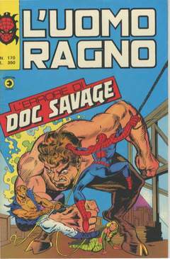 UOMO RAGNO PRIMA SERIE 170-CORNO- nuvolosofumetti.