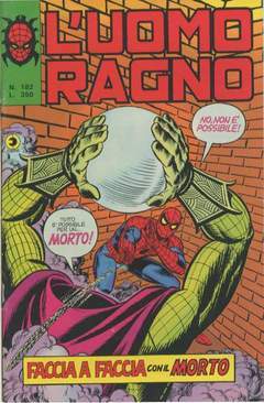 UOMO RAGNO PRIMA SERIE 182-CORNO- nuvolosofumetti.