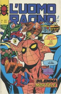 UOMO RAGNO PRIMA SERIE 191-CORNO- nuvolosofumetti.