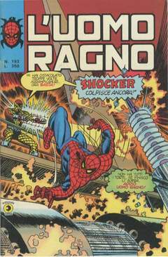 UOMO RAGNO PRIMA SERIE 193-CORNO- nuvolosofumetti.