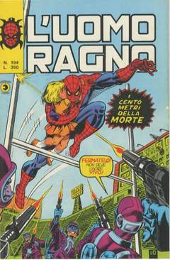 UOMO RAGNO PRIMA SERIE 194-CORNO- nuvolosofumetti.