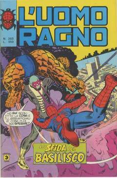 UOMO RAGNO PRIMA SERIE 203-CORNO- nuvolosofumetti.