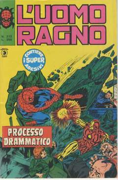 UOMO RAGNO PRIMA SERIE 213-CORNO- nuvolosofumetti.
