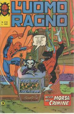 UOMO RAGNO PRIMA SERIE 216-CORNO- nuvolosofumetti.