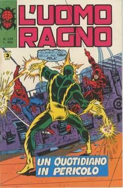 UOMO RAGNO PRIMA SERIE 229-CORNO- nuvolosofumetti.