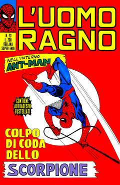 UOMO RAGNO PRIMA SERIE 23-CORNO- nuvolosofumetti.