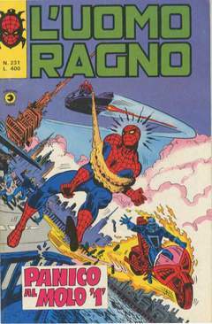 UOMO RAGNO PRIMA SERIE 231-CORNO- nuvolosofumetti.