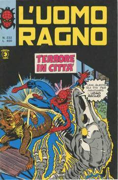 UOMO RAGNO PRIMA SERIE 232-CORNO- nuvolosofumetti.