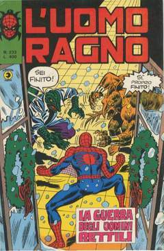 UOMO RAGNO PRIMA SERIE 233-CORNO- nuvolosofumetti.