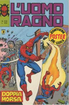 UOMO RAGNO PRIMA SERIE 234-CORNO- nuvolosofumetti.