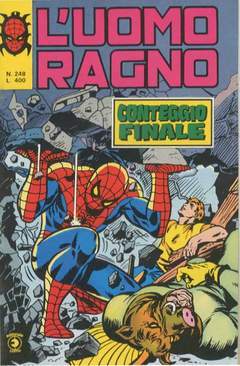 UOMO RAGNO PRIMA SERIE 248-CORNO- nuvolosofumetti.
