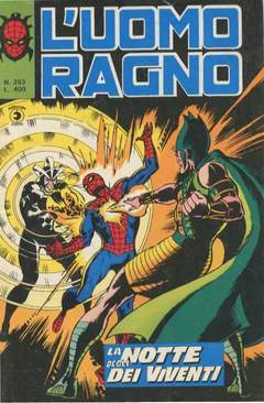 UOMO RAGNO PRIMA SERIE 253-CORNO- nuvolosofumetti.