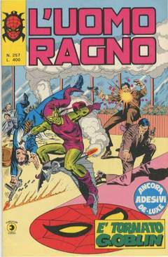 UOMO RAGNO PRIMA SERIE 257-CORNO- nuvolosofumetti.