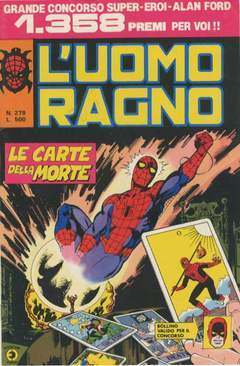 UOMO RAGNO PRIMA SERIE 279-CORNO- nuvolosofumetti.