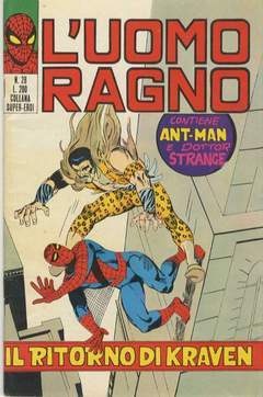 UOMO RAGNO PRIMA SERIE 28-CORNO- nuvolosofumetti.