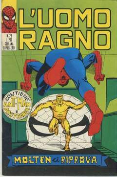 UOMO RAGNO PRIMA SERIE 29-CORNO- nuvolosofumetti.