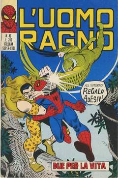 UOMO RAGNO PRIMA SERIE 43-CORNO- nuvolosofumetti.