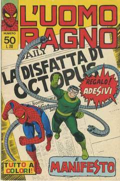 UOMO RAGNO PRIMA SERIE 50-CORNO- nuvolosofumetti.