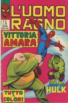 UOMO RAGNO PRIMA SERIE 55-CORNO- nuvolosofumetti.