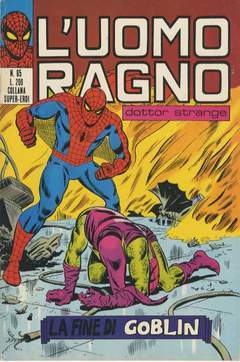 UOMO RAGNO PRIMA SERIE 65-CORNO- nuvolosofumetti.