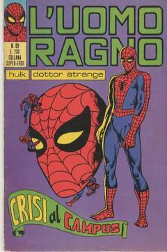 UOMO RAGNO PRIMA SERIE 69-CORNO- nuvolosofumetti.