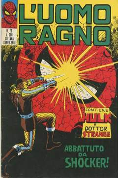 UOMO RAGNO PRIMA SERIE 73-CORNO- nuvolosofumetti.