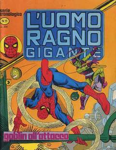 UOMO RAGNO GIGANTE 11-CORNO- nuvolosofumetti.