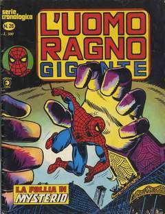 UOMO RAGNO GIGANTE 26-CORNO- nuvolosofumetti.