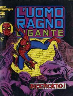 UOMO RAGNO GIGANTE 28-CORNO- nuvolosofumetti.