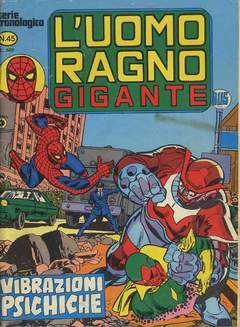 UOMO RAGNO GIGANTE 45-CORNO- nuvolosofumetti.