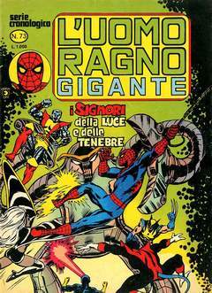UOMO RAGNO GIGANTE 73-CORNO- nuvolosofumetti.