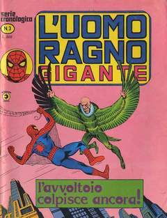 UOMO RAGNO GIGANTE 3-CORNO- nuvolosofumetti.
