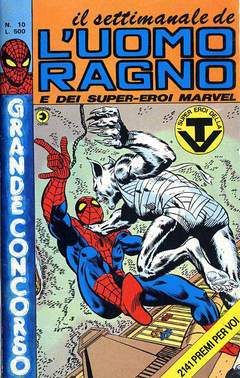 UOMO RAGNO SETTIMANALE 10-CORNO- nuvolosofumetti.